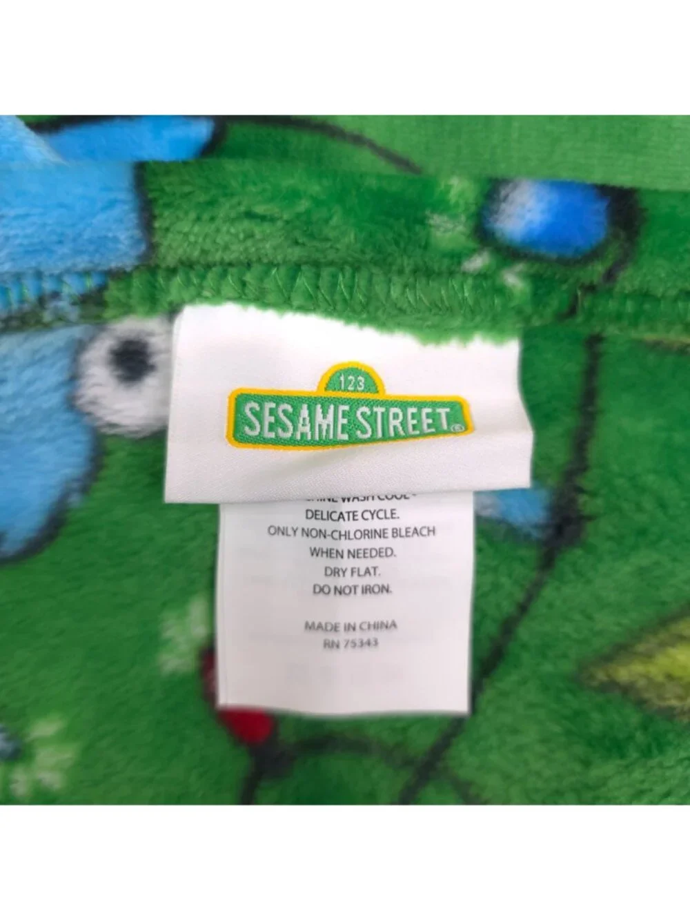 Sesame Street Christmas Decorative Plush Throw Blanket 50x70